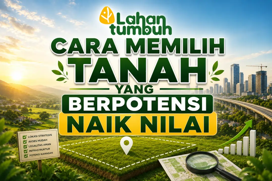 Cara Memilih Tanah yang Berpotensi Naik Nilainya Lahan Tumbuh