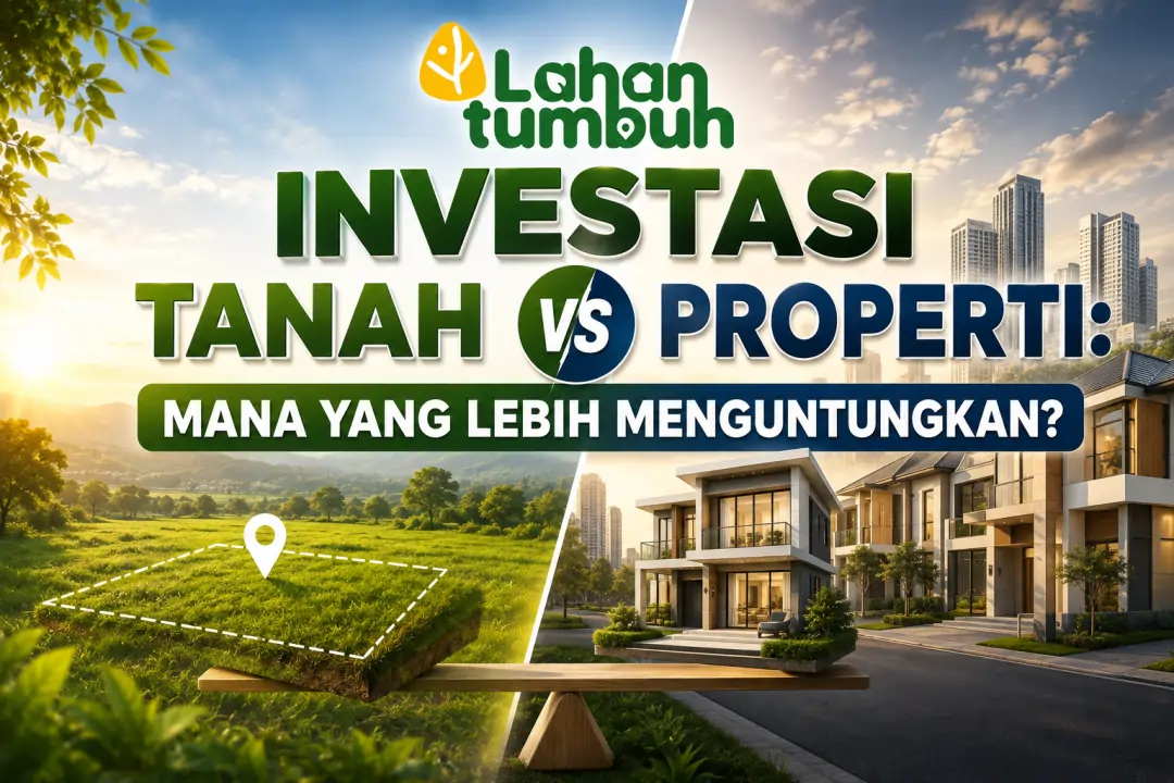 Investasi Tanah vs Properti Mana yang Lebih Menguntungkan Lahan Tumbuh