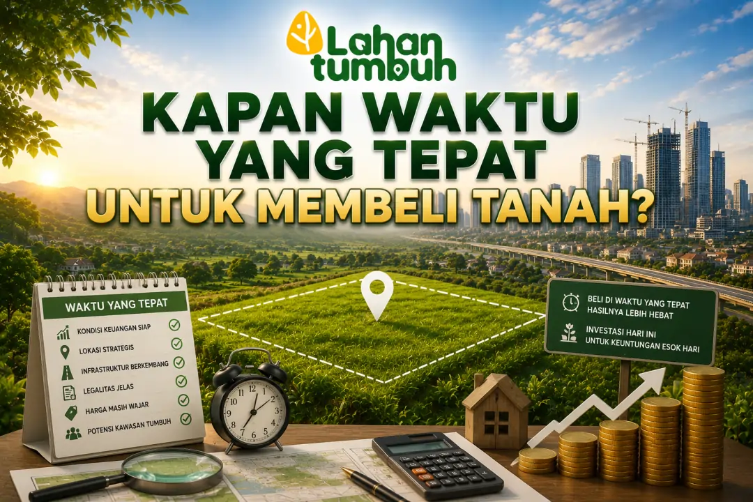 Kapan Waktu yang Tepat untuk Membeli Tanah Lahan Tumbuh