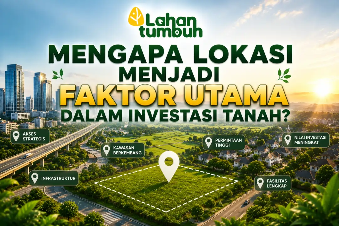 Mengapa Lokasi Menjadi Faktor Utama dalam Investasi Tanah Lahan Tumbuh